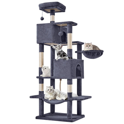 High-Rise Haven: Multi-Level Cat Tree with Luxury Condo