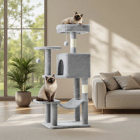 High-Rise Haven: Multi-Level Cat Tree with Luxury Condo
